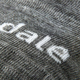 bridgedale base layer thermal liner boot sock twin pack grey fabric close up