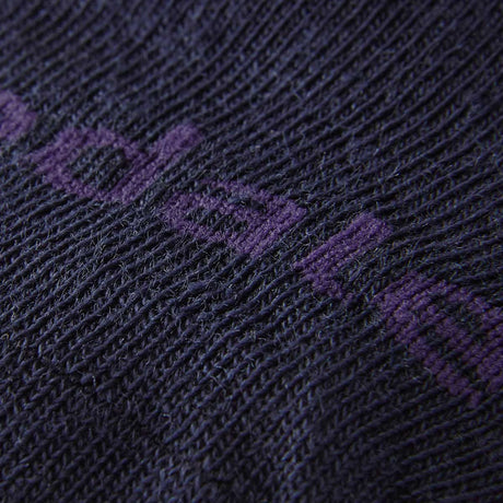 bridgedale base layer thermal liner boot sock twin pack navy fabric close up