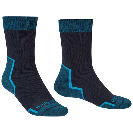 bridgedale mens explorer heavyweight merino comfort boot sock navy