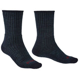 bridgedale mens hike midweight merino comfort boot socks pair navy