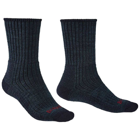 bridgedale mens hike midweight merino comfort boot socks pair navy