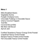 british army 24 hour vegetarian ration pack menu 1
