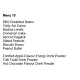 british army 24 hour vegetarian ration pack menu 10
