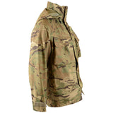 british army mvp waterproof jacket with pockets mtp camo grade 1 velcro sleeve