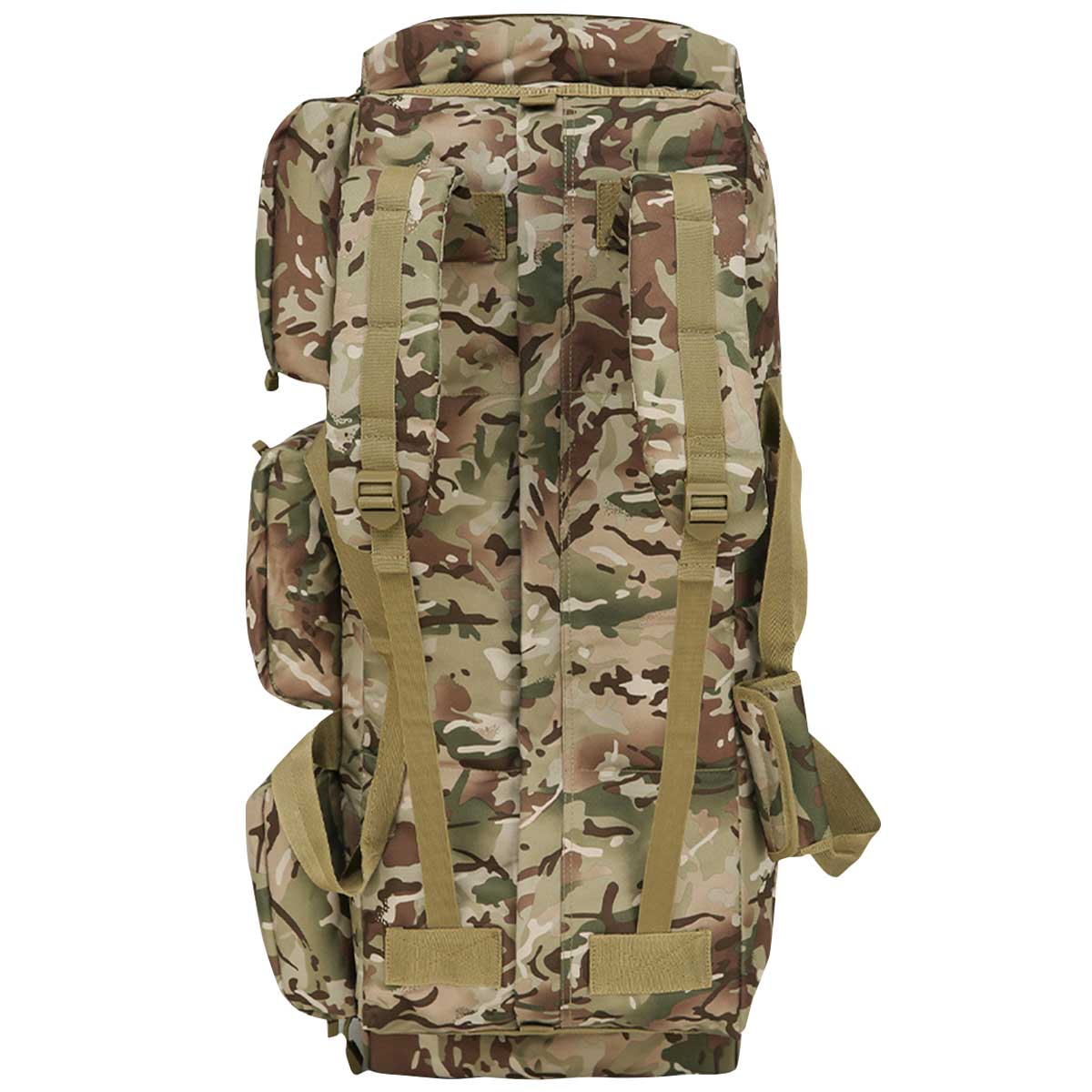 btp camo kombat 100 litre assault holdall with shoulder straps