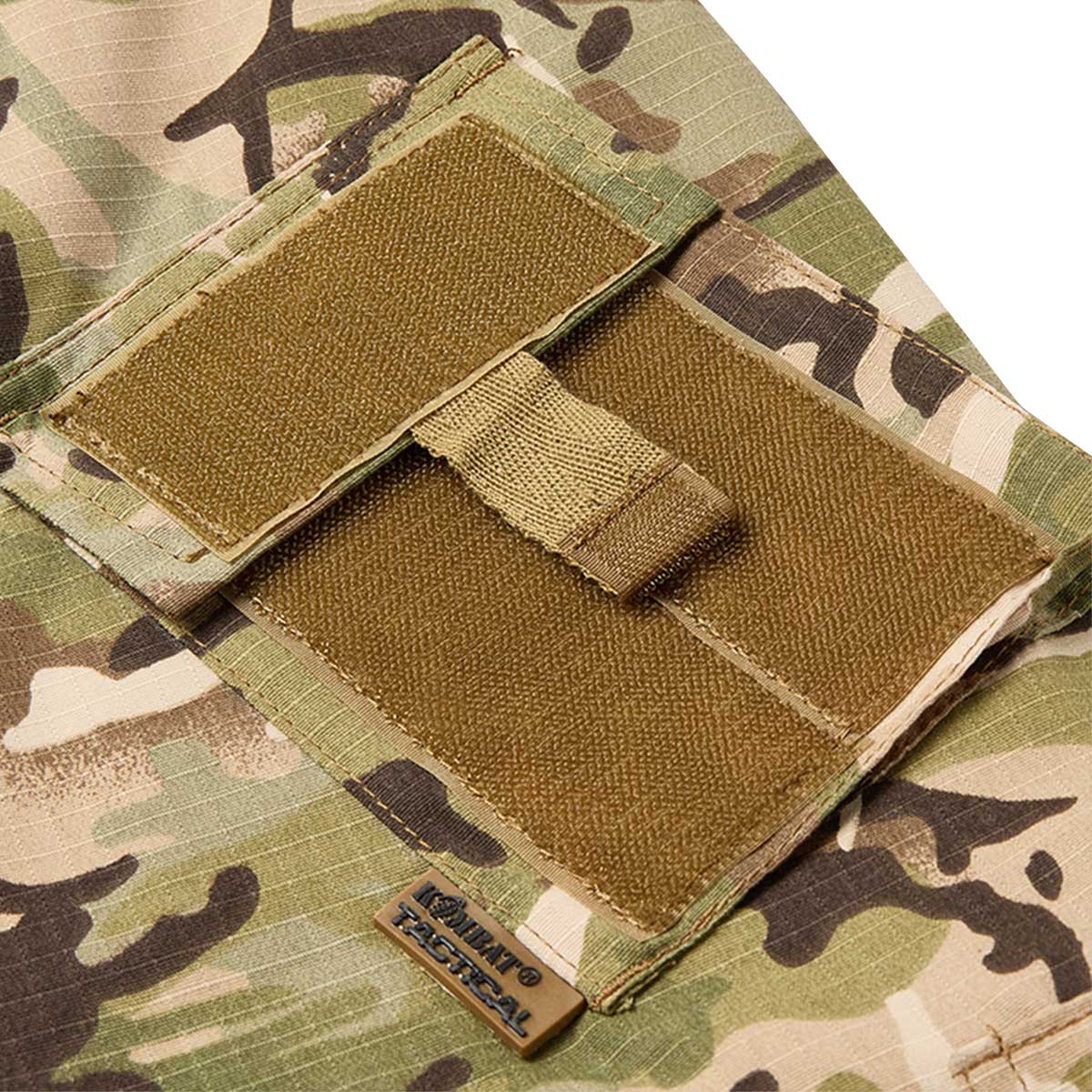 btp camo kombat acu shirt with upper arm pocket and patch