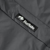 buffalo logo on systems mountain shirt charcoal