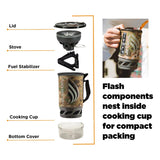 camo jetboil flash nesting components