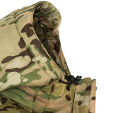 camouflage snugpak tomahawk insulated jacket with adjustable removable hood