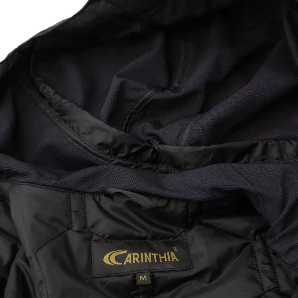 carinthia tlg black 2.0 jacket with lined hood