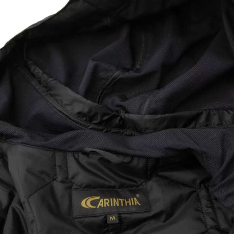 carinthia tlg black 2.0 jacket with lined hood