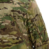 chest and arm pockets on carinthia camo 5.0 mig jacket