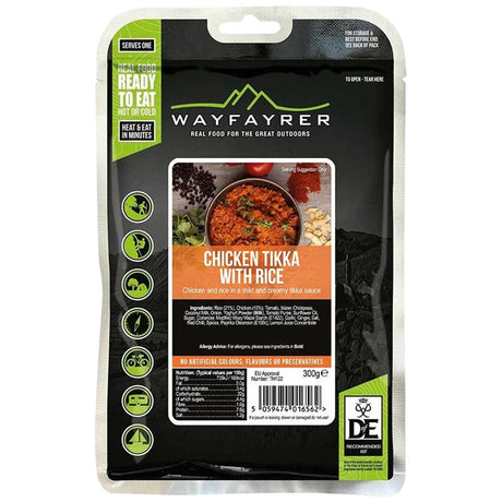 chicken tikka with rice ready to eat meal wayfayrer