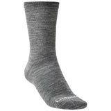 close up bridgedale base layer thermal liner boot sock twin pack grey
