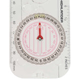 closeup of highlander pathfinder map compass