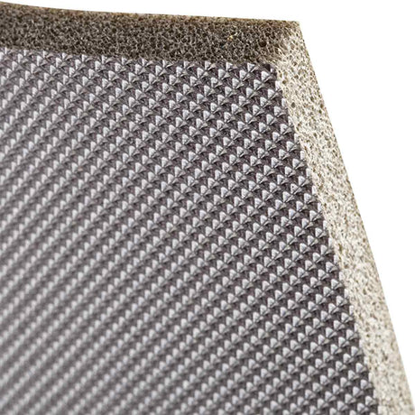 closeup of multimat trekker thermal 10 xl mod foil camping roll mat