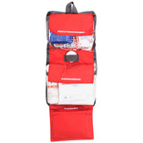 compartments of waterproof first aid kit from lifesystems