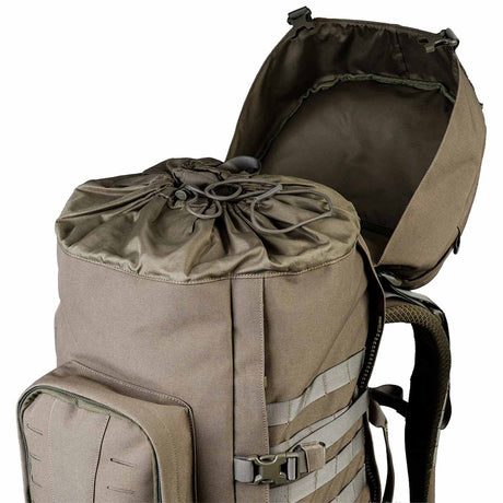 compression pack closure highlander-pinnacle rucksack 90 litre ranger green