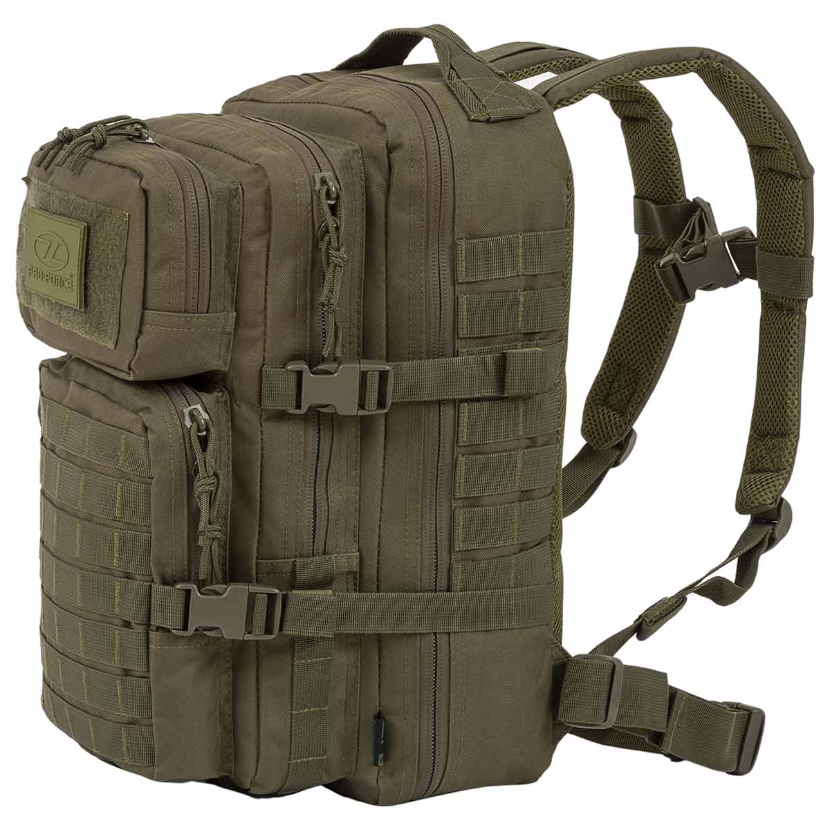 compression straps of highlander recon 28l pack ranger green 