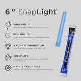 cyalume information of blue snaplight lightstick 8 hr 6 inch