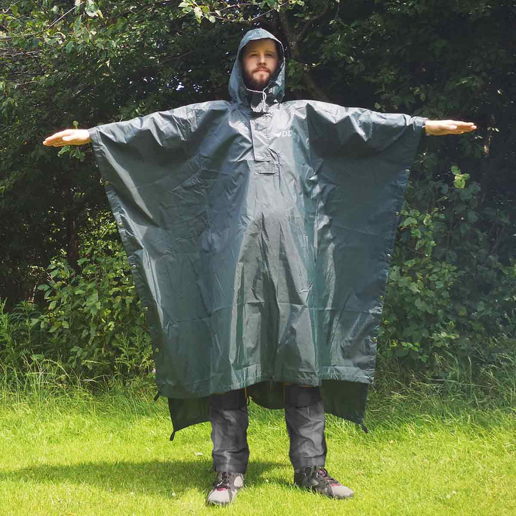 DD Hammocks Waterproof Poncho Tarp Olive Green 2.5m x 1.4m Military Kit