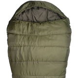 defender 250 highlander green sleeping bag with thermal hood