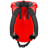 detachable straps highlander tri laminated duffle bag red