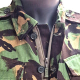 dpm camo tropical jungle combat shirt zip and button closure