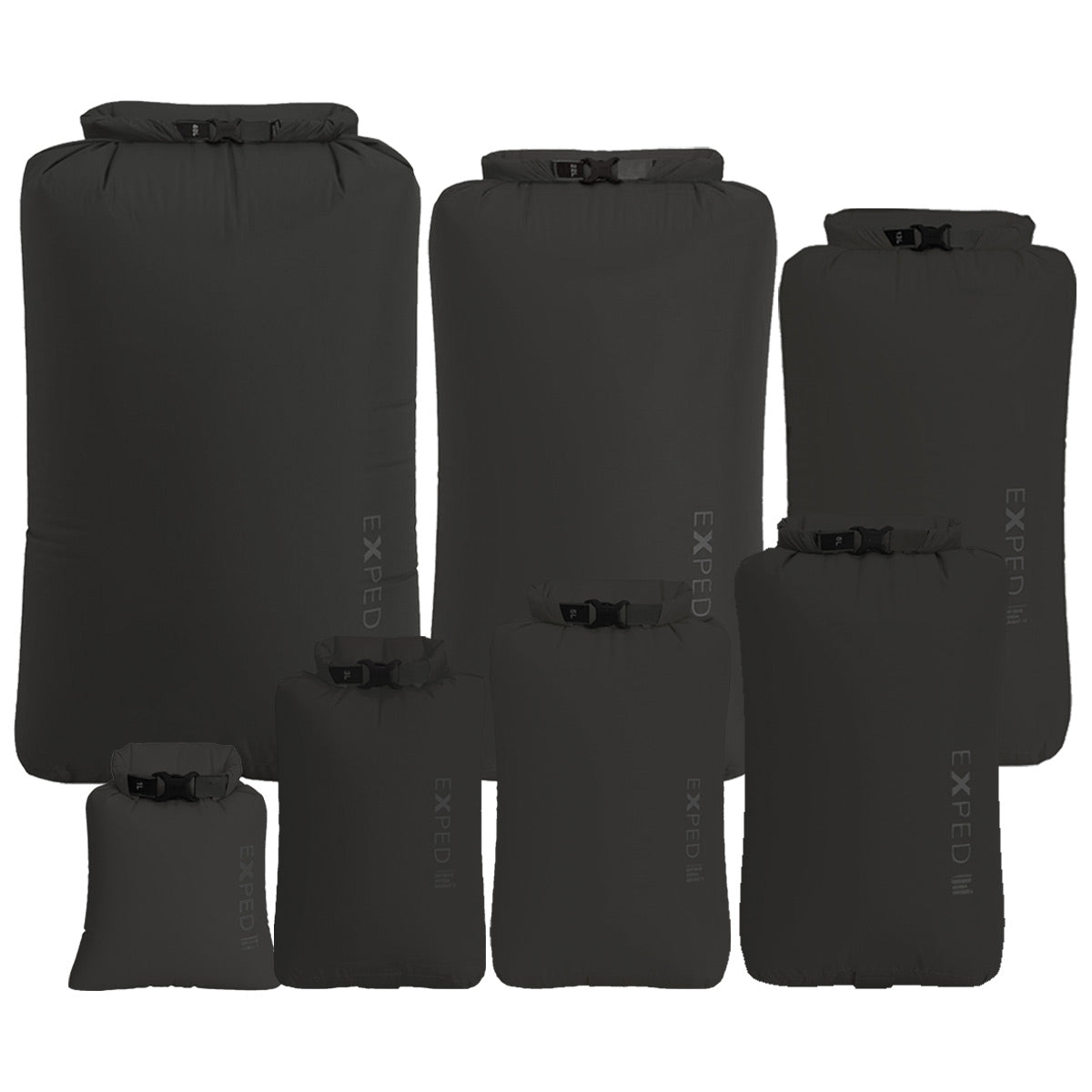 exped waterproof drybag versa black 1-40 litre
