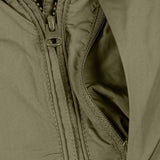 external vertical chest pocket on olive snugpak spearhead jacket