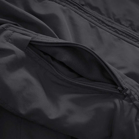 fleece lined pockets on carinthia lig 5.0 black jacket