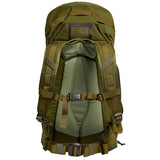flow back system of green berghaus mmps centurio iii 45 litre rucksack