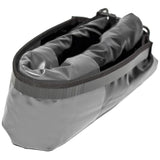 folded ortlieb pd350 medium weight black drybag