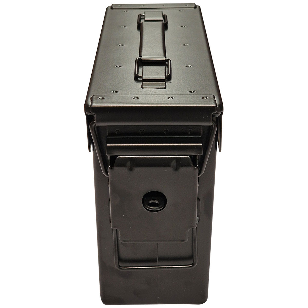 folding clasp closure of black nato m19a1 30 cal ammo box