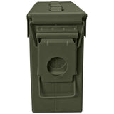 folding clasp closure of british army olive green 30cal ammo box