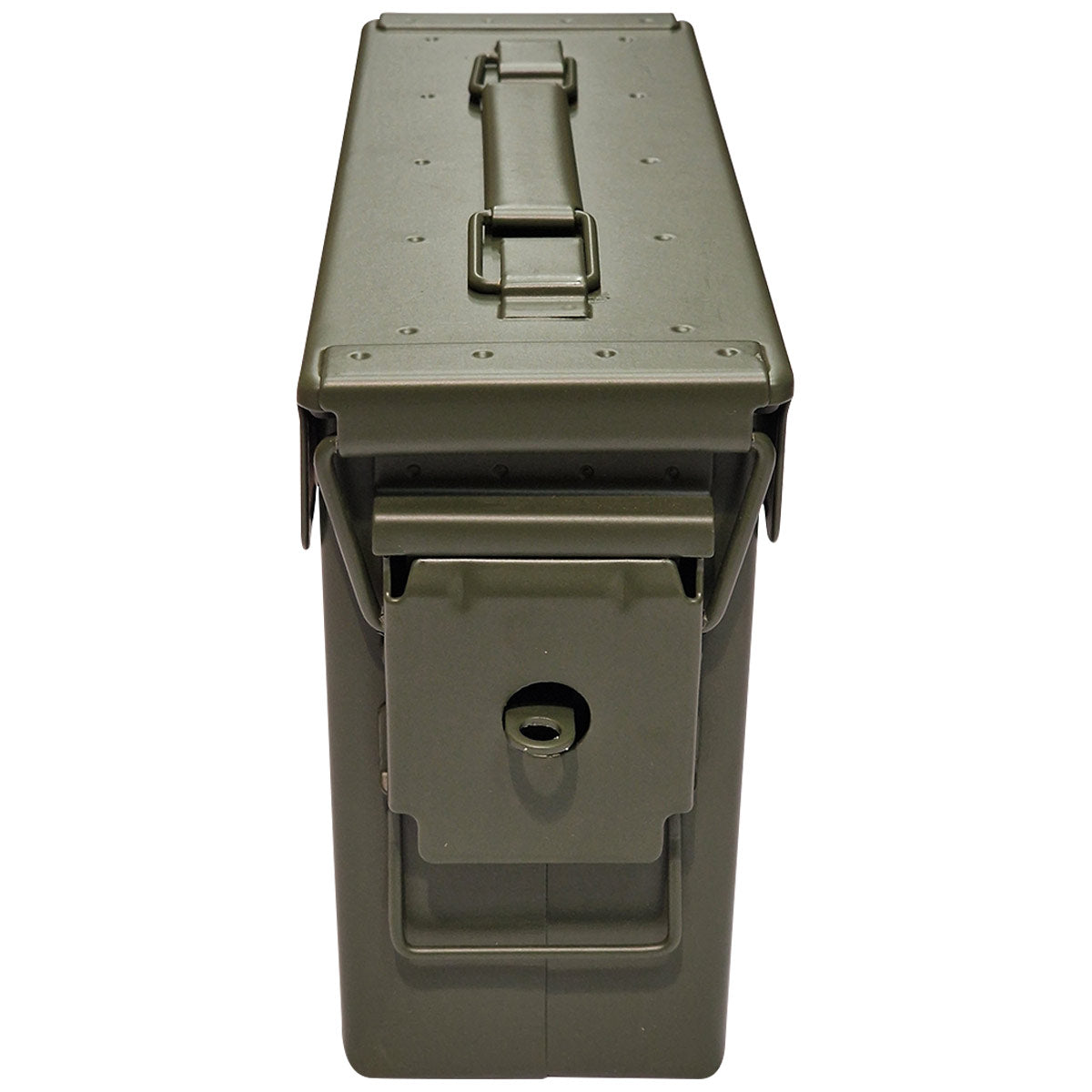 folding clasp closure of green nato m19a1 30 cal ammo box