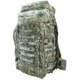 front and side molle panels of karrimor sf 45l camo predator patrol pack