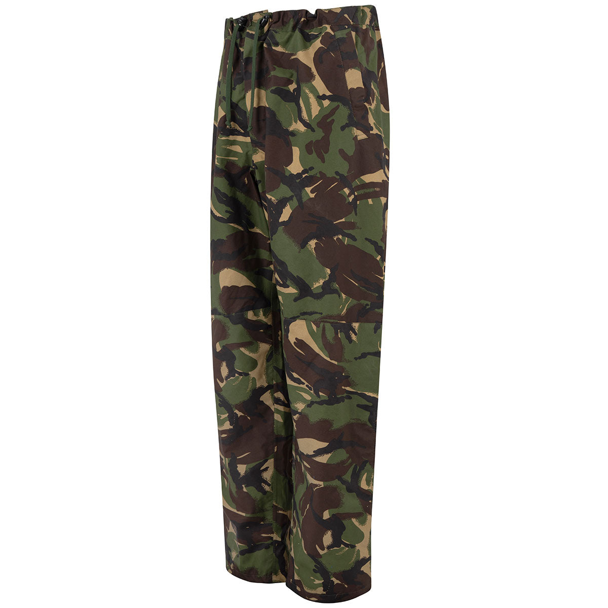 front angle british army dpm mvp wet weather trousers grade 1 
