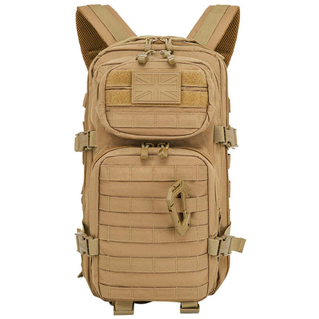 front of kombat 28l molle backpack coyote