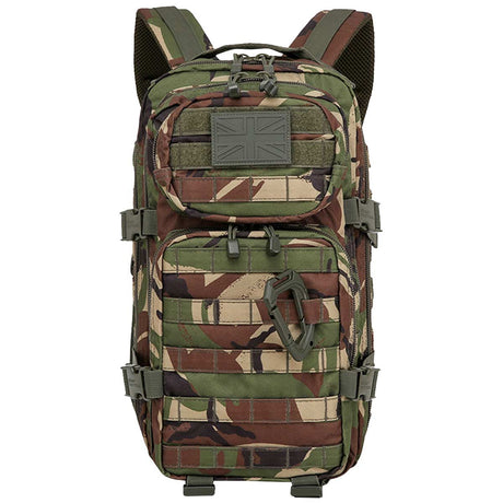 front of kombat 28l molle backpack dpm camo