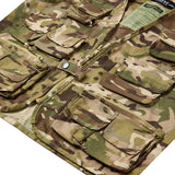 front pockets on kombat kids btp camo tactical vest
