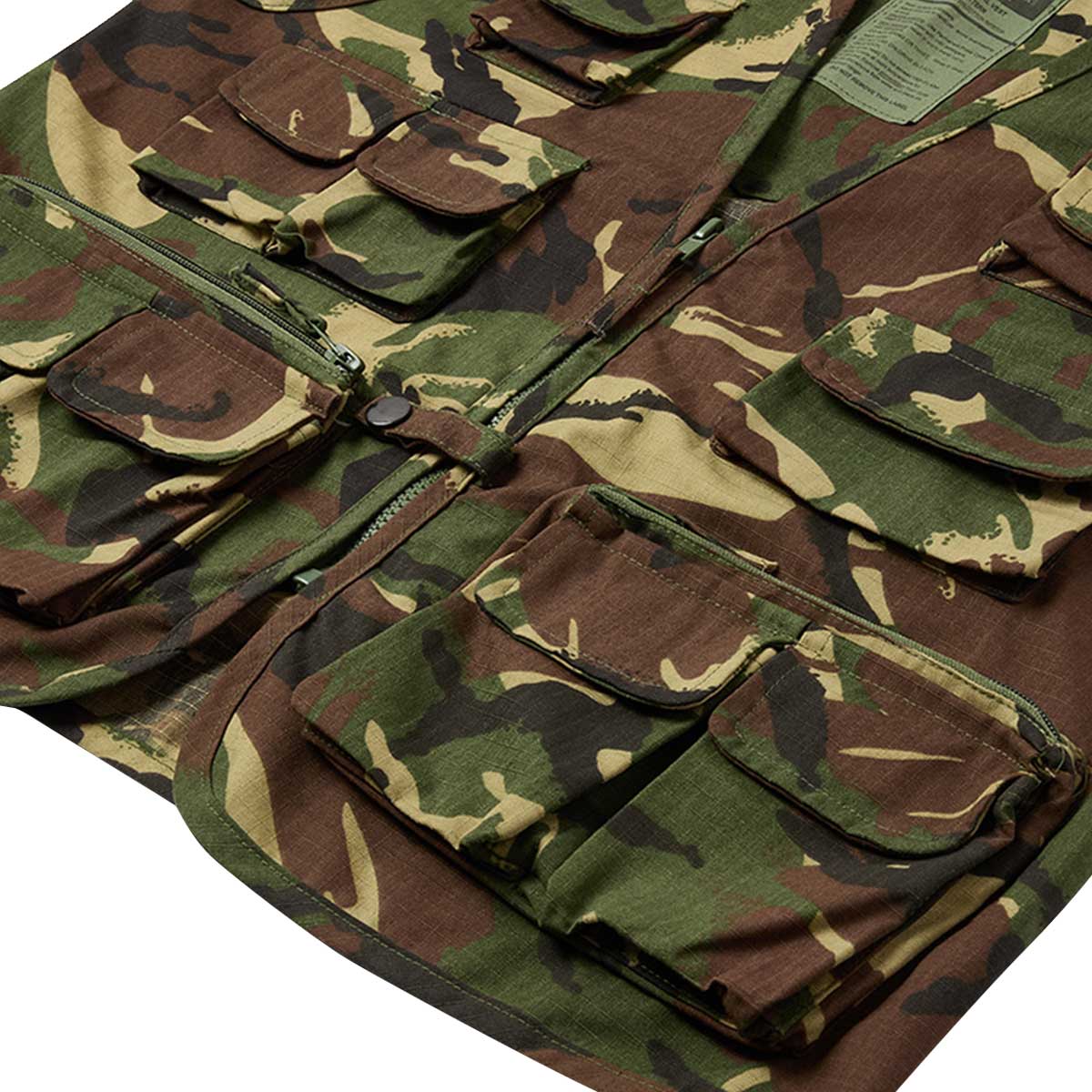front pockets on kombat kids dpm camo tactical vest