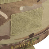 front velcro panel on highlander forces hmtc camouflage 33l rucksack