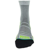 front view of 1000 mile twin pack trek repreve single layer socks
