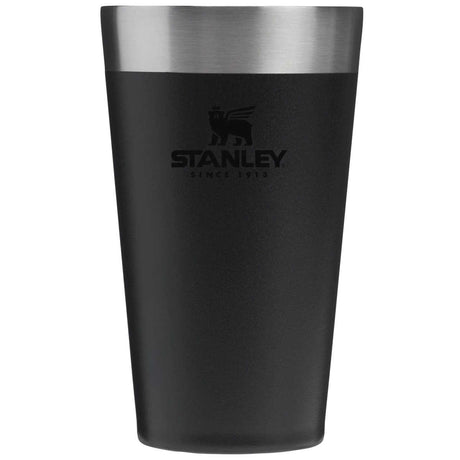 front view of black 470m stacking tumbler