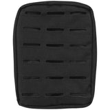 front view of black viper lazer medium molle utility pouch