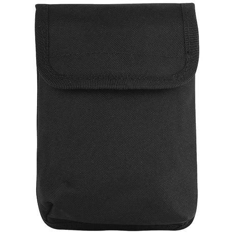 front view of black viper notebook pouch