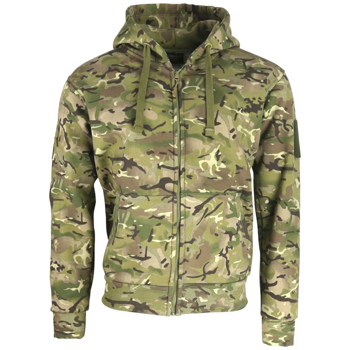 Felpa Con Cappuccio Da Uomo Spec-ops Btp Nera Mimetica Militare Tattica