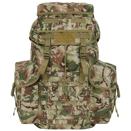 front view of btp kombat official cadet mod 50l pack mk2