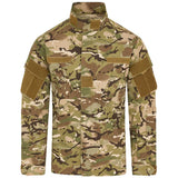 front view of camouflage kombat acu assault shirt